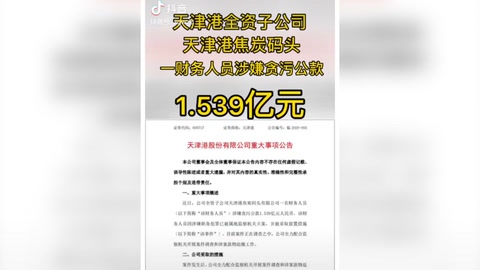 天津某公司財務<em>人員</em>貪污公款1.539億元人民幣