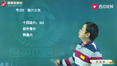 中醫(yī)超級(jí)寶典-針灸學(xué)08-腧穴分類：十四經(jīng)穴、經(jīng)外奇穴、阿是穴