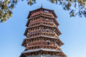 佛宮寺釋迦塔，又稱<em>應(yīng)縣</em><em>木塔</em>
