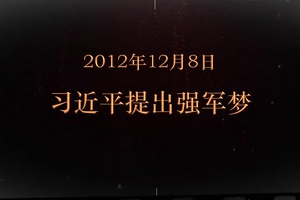 2012年12月8日 習(xí)近平提出強(qiáng)軍夢