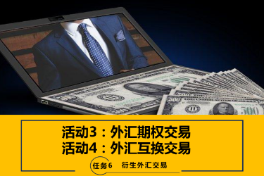 <em>課件</em>：國際金融、金融服務<em>與</em>管理、<em>國際經濟</em><em>與</em><em>貿易</em><em>專業</em>《國際金融—-<em>6.3</em>&4外匯期權交易及外匯互換交易》